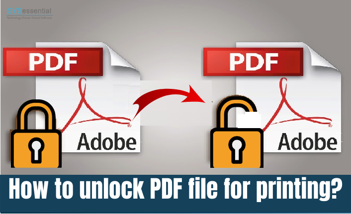 How to unlock PDF file for printing?