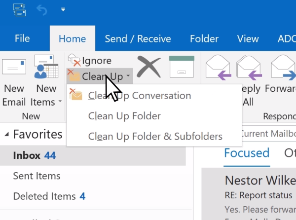 Clean Up Folder