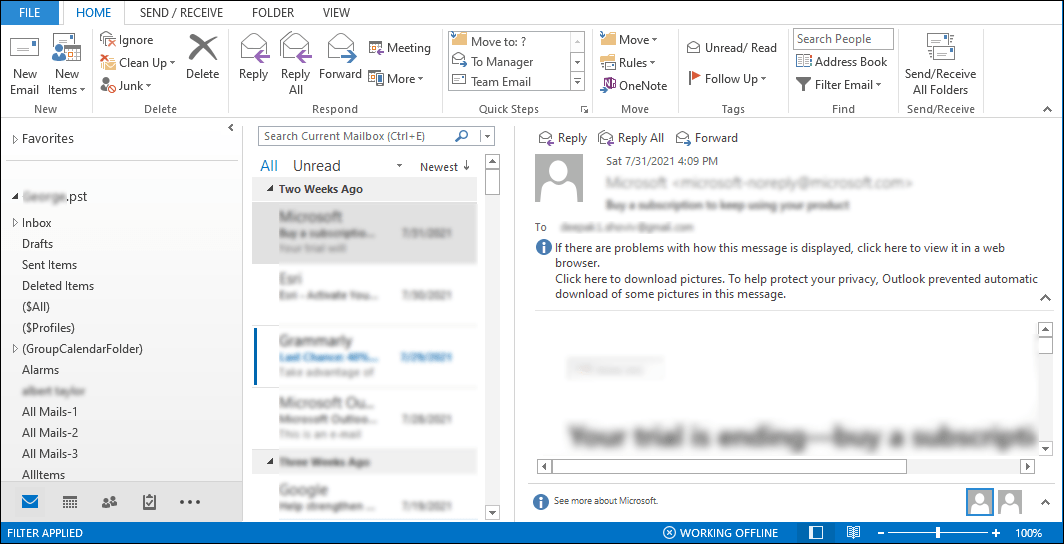 outlook for mac profile folder cannot send attachments