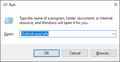 Outlook in Safe mode