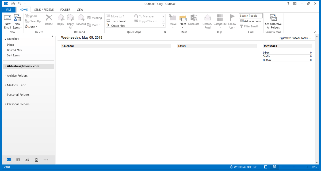 MS outlook