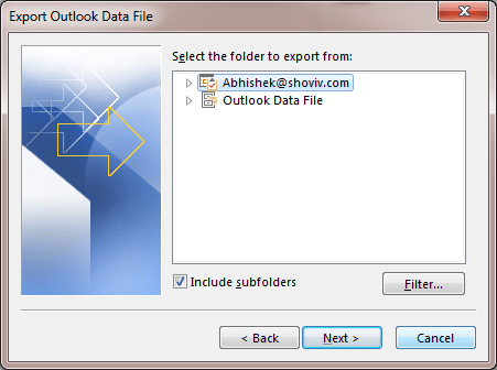 Select folder