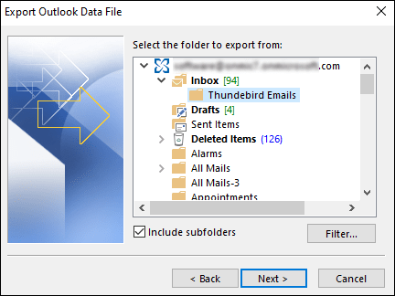 Outlook Data File