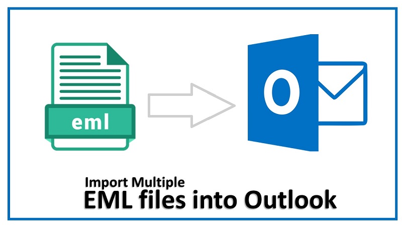 Import Exported EML File In Outlook 2019 and older versions