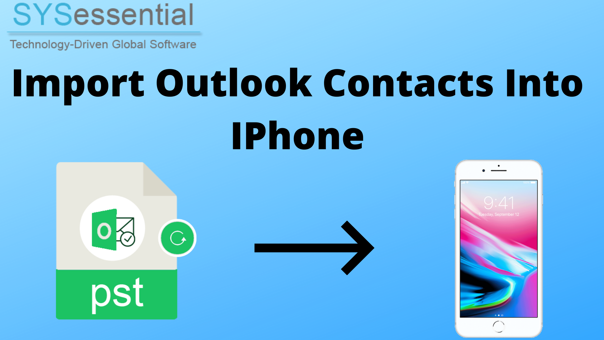 import outlook contacts into iphone