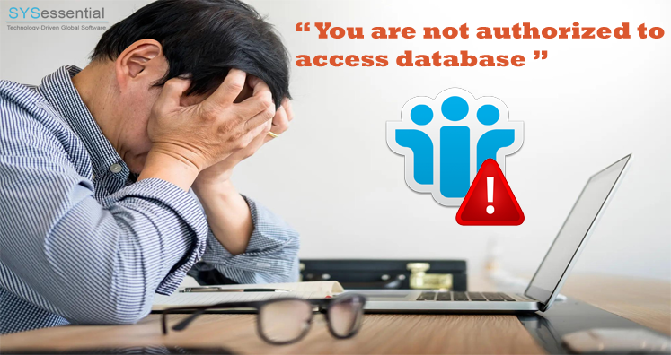 You are not authorized to access database