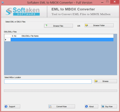 Select EML to MBOX
