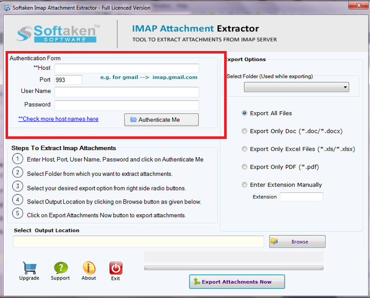 Extract IMAP Attachment